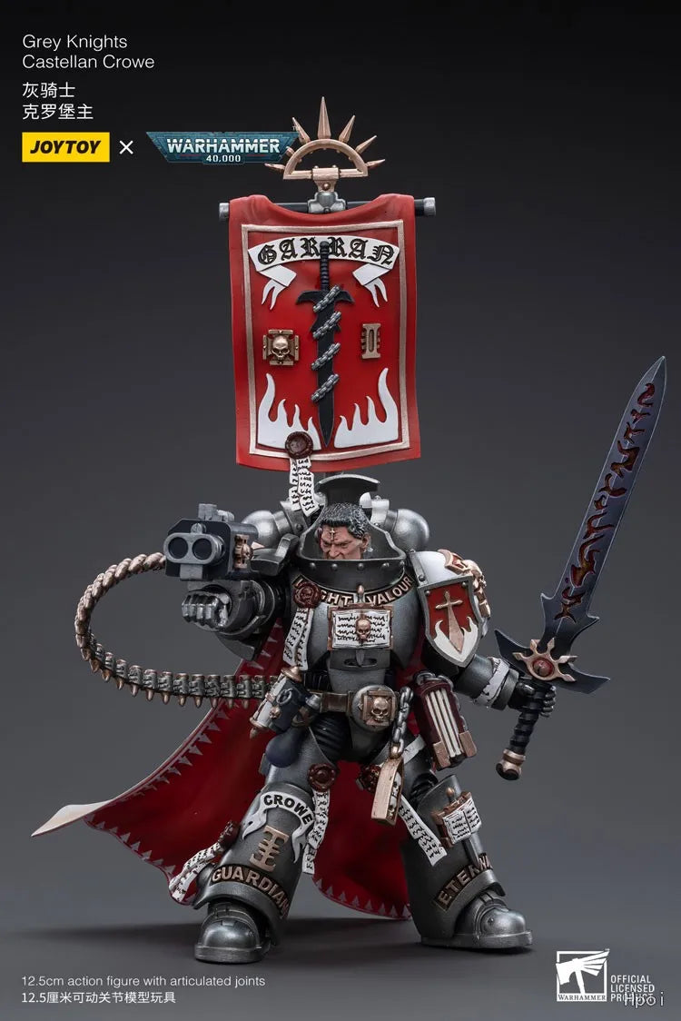 【SF】JOYTOY 1/18 Action Figures Grey Knights Castellan Crowe  Anime Model  Gifts  Collection Toys