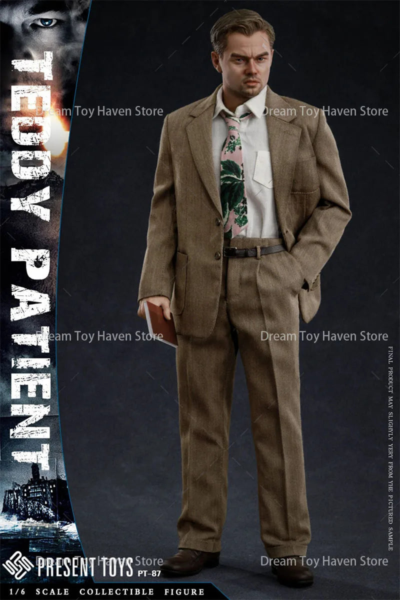PRESENT TOYS PT-sp87 1/6 Scale Male Solider Leonardo Island Detective Full Set 12Inch Action Figure Model