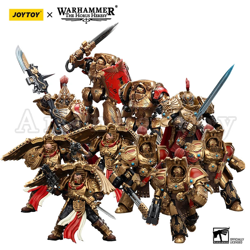 JOYTOY 1/18 Action Figure 40K The Horus Heresy Legio Custodes Adeptus Custodes Figures Achillus Dreadnought Anime Military Model