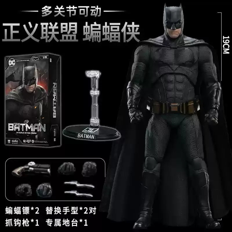 New Original Fondjoy 1/9 Bvs Batman Figure Dc Justice League Figures Big Ben Batman Figurine  Pvc Model Joint Movable Toy Gifts