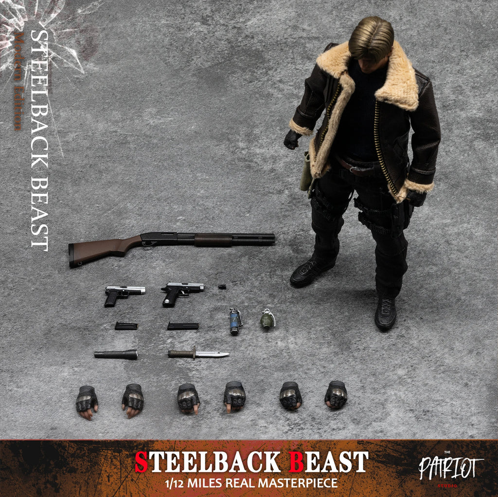 Pre-order Patriot Studio Leon S Kennedy STEELBACK BEAST Multiple Accessories 6-inch Action Figures Gift Collection