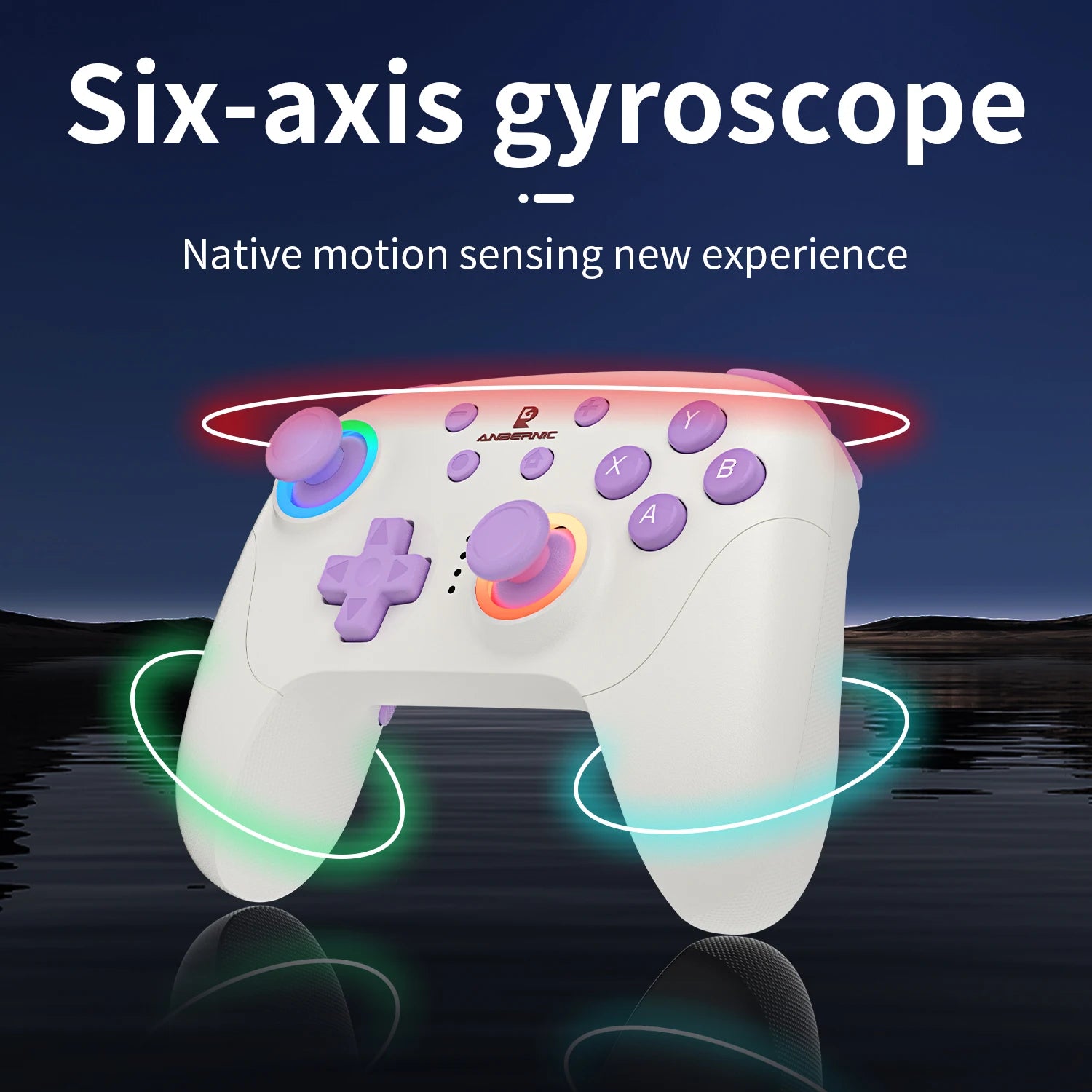 ANBERNIC RG P01 RGP01 Gamepad Wired Wireless Bluetooth RGB Hall Effect Joystick XBOX Game Controller for PC Android IOS Steam