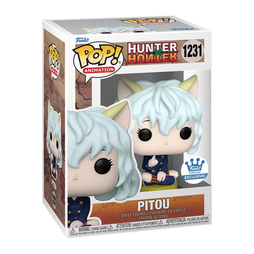 FUNKO Action Toy Figures Anime HXH Periphery Q-version Cute Pitou Character Doll Model Collect Decorative Ornaments Fan Gifts