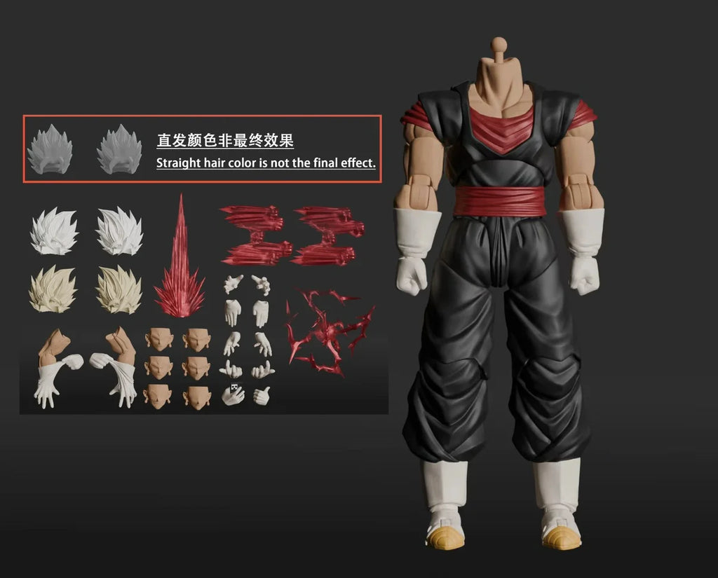 YG-mw Toys Weekly Color Version Vegito Figure Dragon Ball SHF Super Saiyan God Vegito Anime Action Figures Figurine Gifts Toys