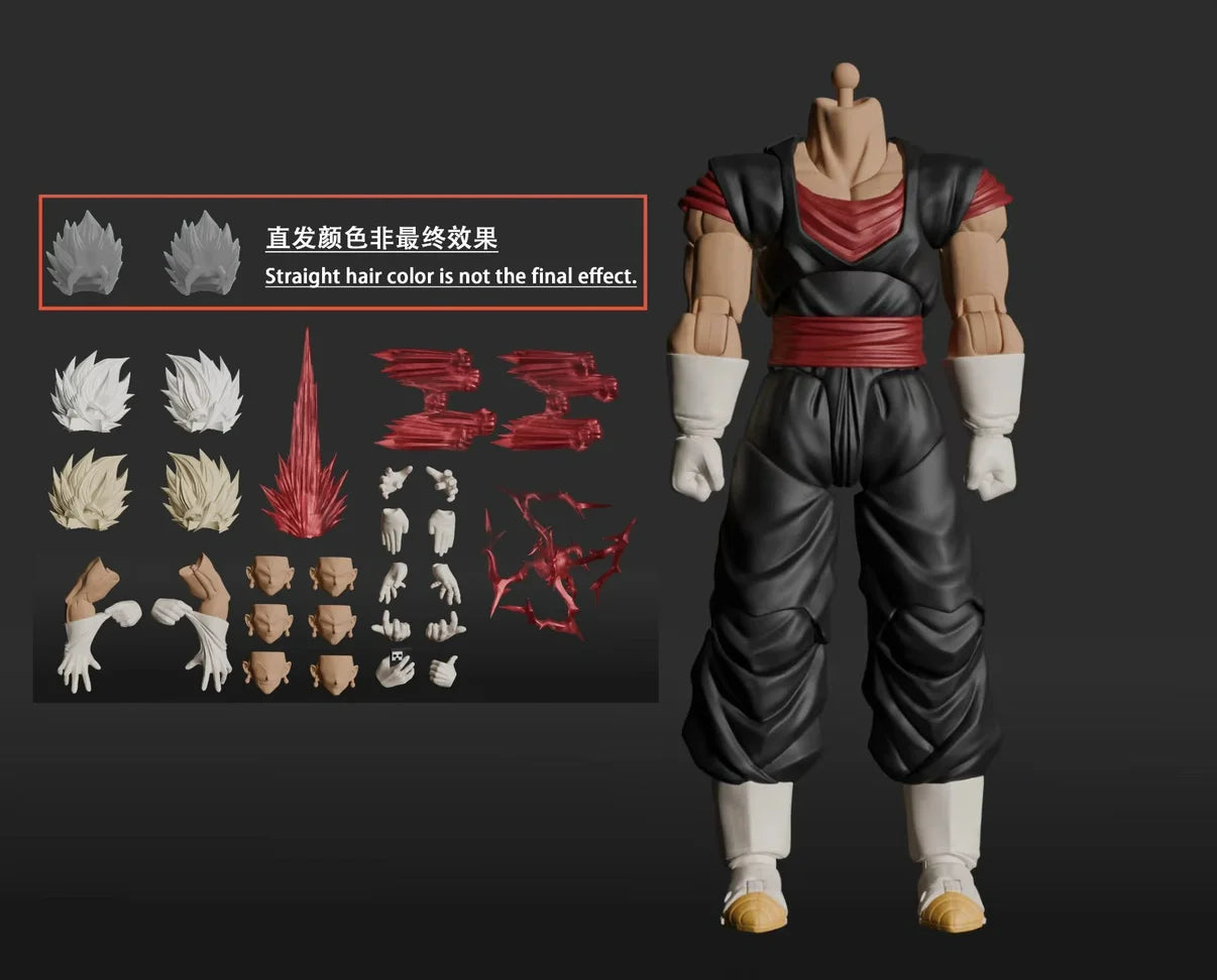 YG-mw Toys Weekly Color Version Vegito Figure Dragon Ball SHF Super Saiyan God Vegito Anime Action Figures Figurine Gifts Toys