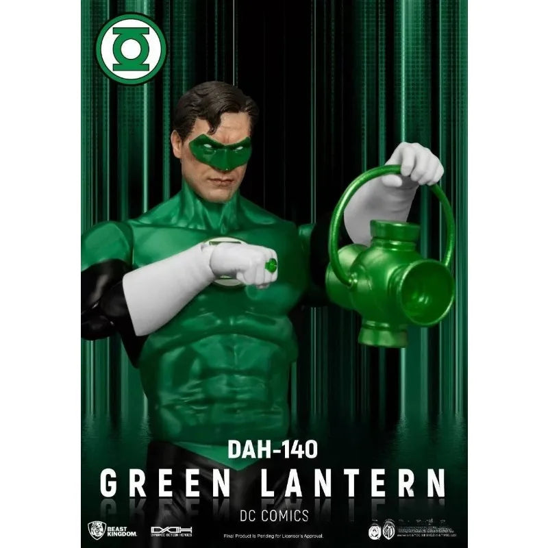 Spot SaleIn Stock Beast Kingdom BEASTKINGDOM DC Comics DAH-140 Green Lantern Action Figure Original Collection Ornament Surprise