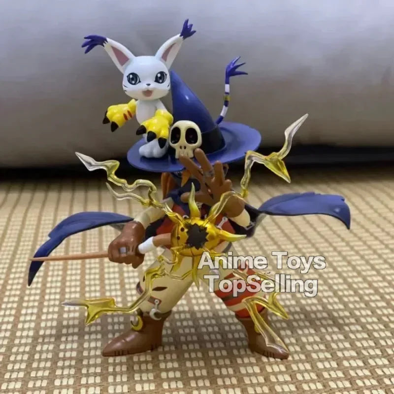3.5-11.5cm Anime Figure Digimon Adventure Figure Wizarmon and Tailmon Figures Model PVC Action Figure Boys Toys