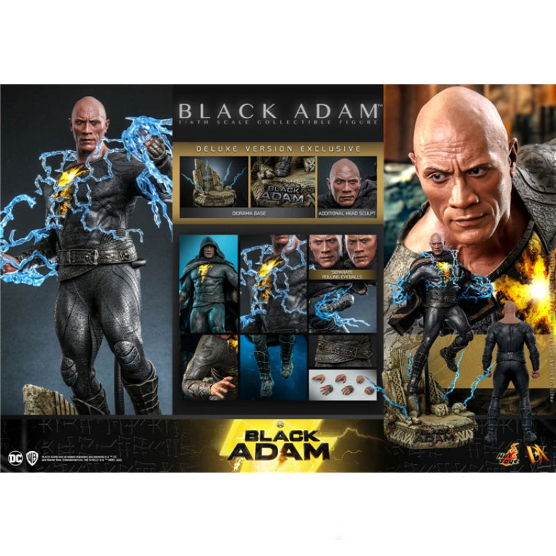 In Stock 100% Original HotToys DX29 DX30 DX31 Black Adam 1/6 Soldier Animation Action Figure Toys Gift Model Collection Hobby