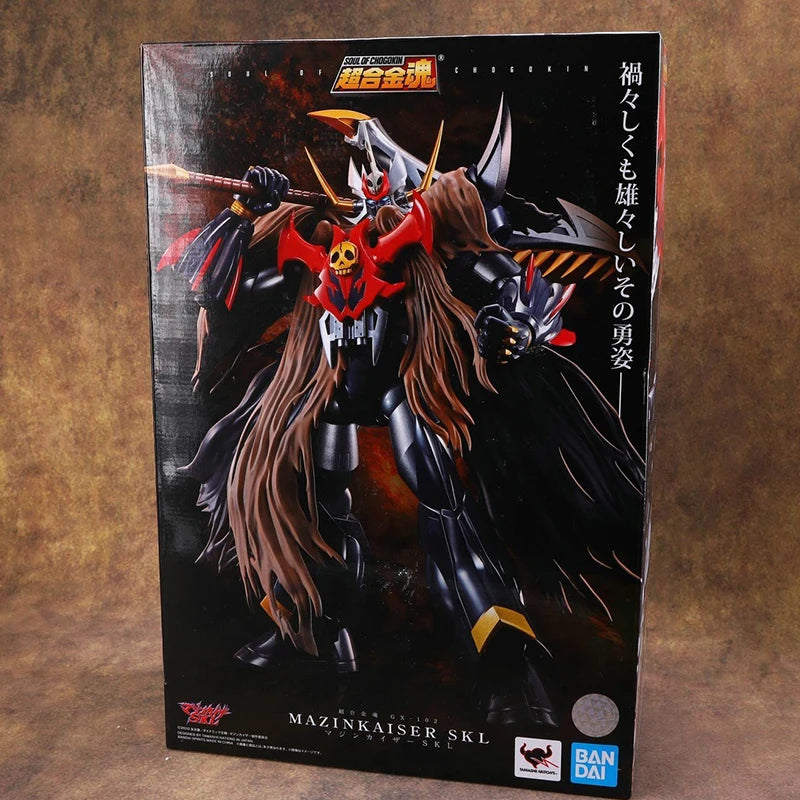 Bandai Anime MAZINGER SOUL OF CHOGOKIN GX102 MAZINKAISER SKL Original Model Toy Action Figure Collectible Children