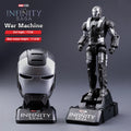 17cm Marvel Action Figure Deformable Toy Iron Man MK85 Captain America Joints Mobility Head Shaped Statue Model Doll Kids Gifts