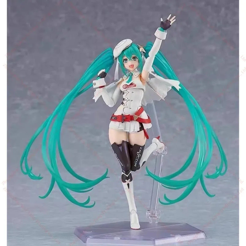 【In Stock】Original GSC Figma#SP-161 Hatsune Miku GT Project Racing Future 2023 Anime Character Model Toy Gift Collection