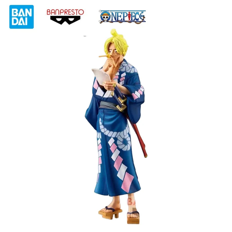 Puppe, brandneu, verpackt, auf Lager, Bandai, Originalverpackung, Original Banpresto, One Piece Portgas D. Ace Sabo, Anime-Charaktere, Garagen-Kit