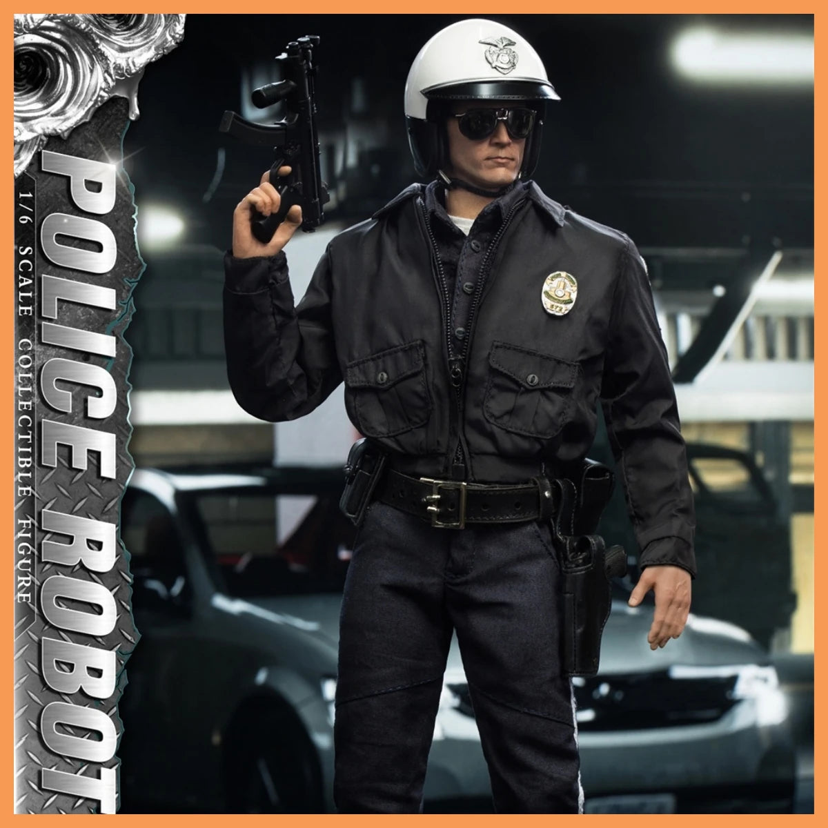 PRESENT TOYS PT-sp62 1/6 Scale Police Robot T1000 Male Soldier Full Set for 12inchs Action Figure Collectible Model Toys