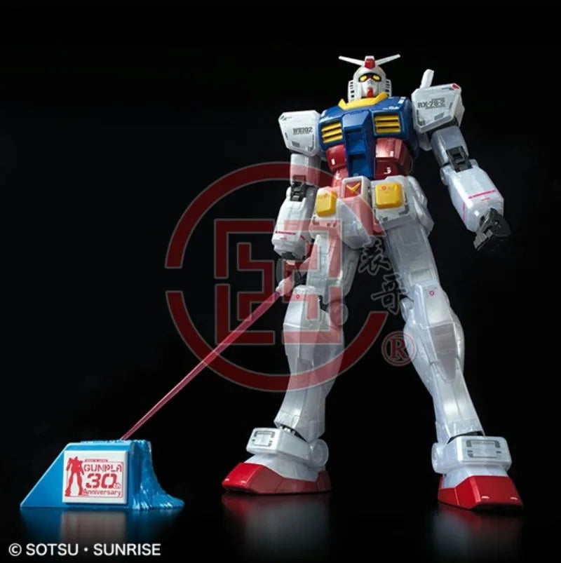 Bandai Genuine MEGA SIZE MODEL 1/48 LIMITED RX-78-2 GUNDAM [METALLIC GLOSS INJECTION]Anime Action Figure Assembly Model Toy Gift