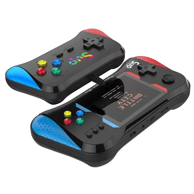 The x7m handheld color screen game console offers 500 brand-new, retro and classic games for children