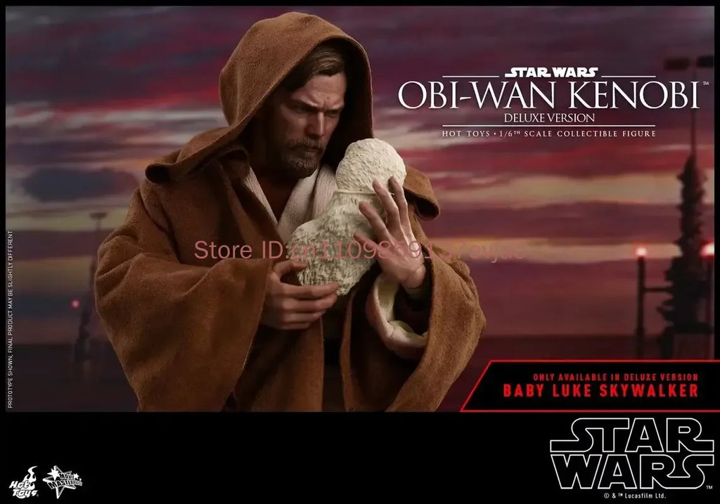 Hot Toys Obi Wan Kenobi MMS478 One Sixth Scale Deluxe Action Figure Jedi Knight Collectible for Movie Fans