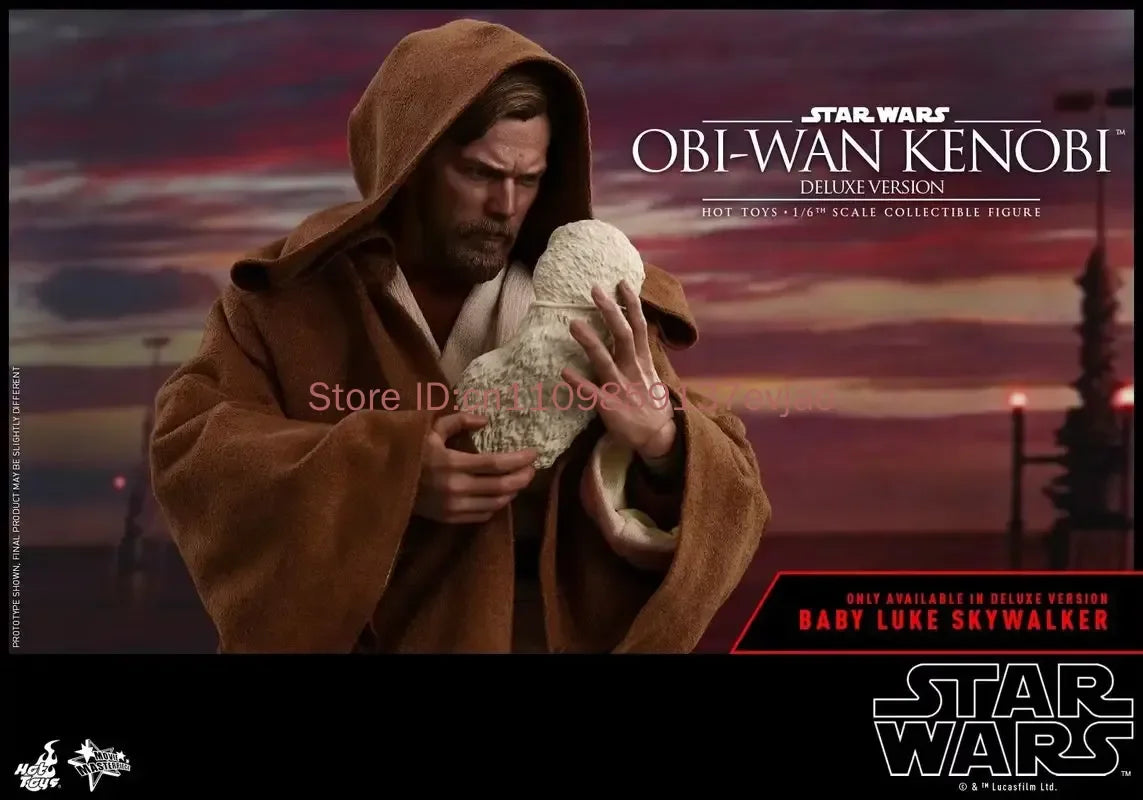 Hot Toys Obi Wan Kenobi MMS478 One Sixth Scale Deluxe Action Figure Jedi Knight Collectible for Movie Fans