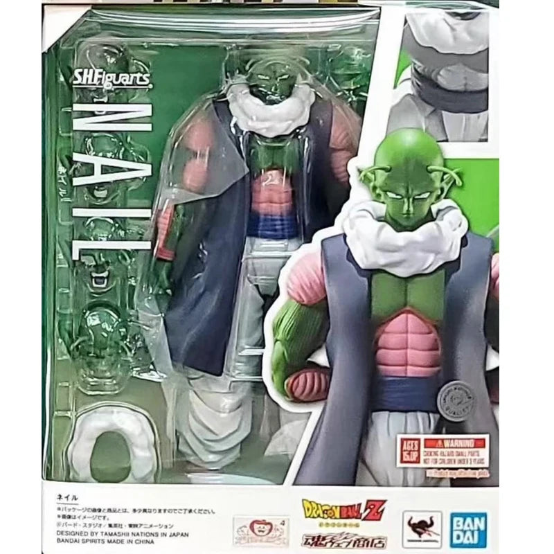 Fast Shipping Bandai Anime DRAGON BALL SHF Namek Neil Original Model Toys Action Figure Collectible Ornament Children Christmas