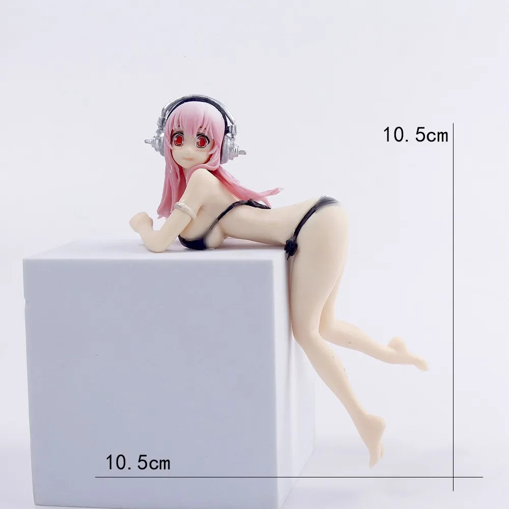 Sexy Anime Figure Nitro Super Sonic Super Sonico Libra Ver. PVC  Model Toys Collection Doll Gift Accessories Car Dashboard Toy