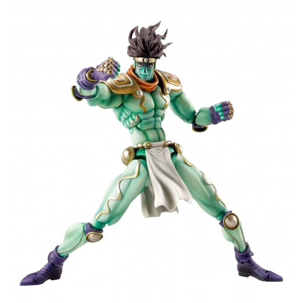 17cm Anime JoJo Figure Purple Star Platinum Action Figure star platinum figure Removable Statue Standing Model Ornament Toy Gift
