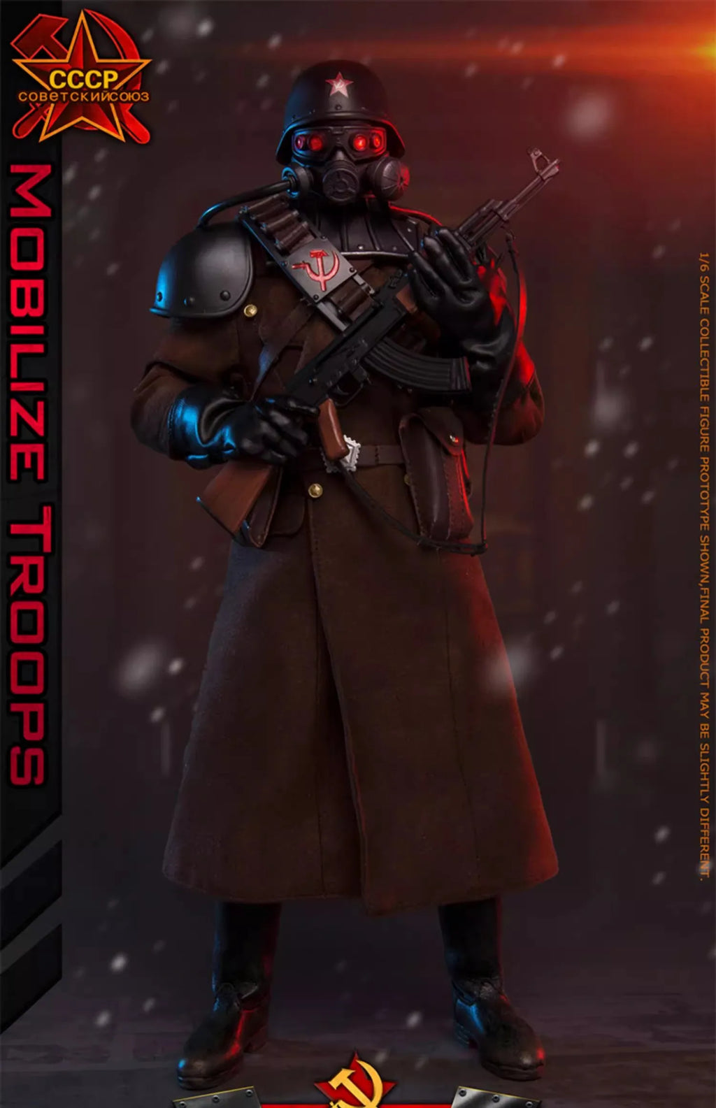FLAGSET FS-73046 1/6 Soldier Red Alert Soviet Mobilize Troops Full Fet 12'' Action Figure Model Toy In Stock