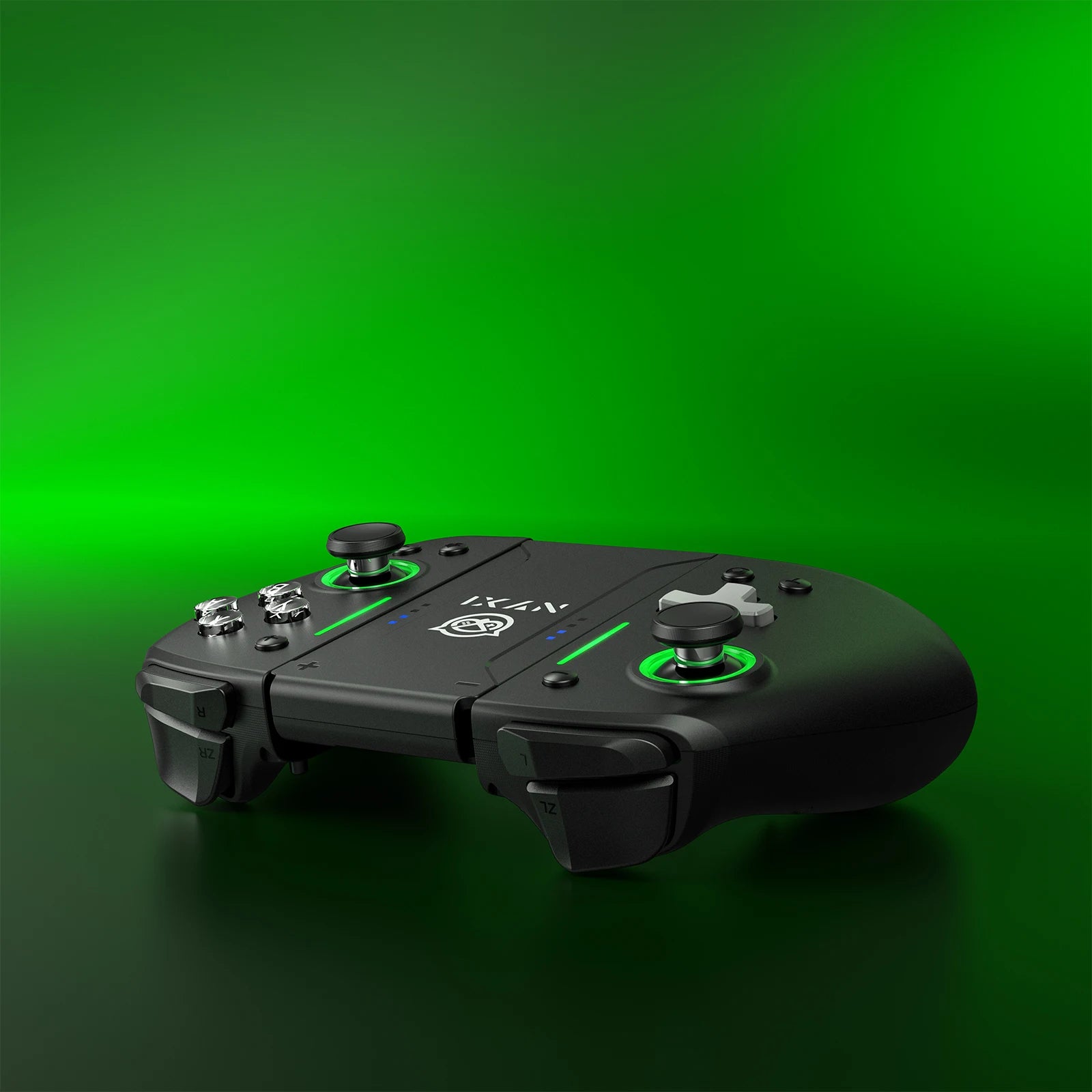 NYXI Hyperion Pro Hall Joystick Wireless Game Controller Black Gamepad with RGB Lights for Nintendo Switch
