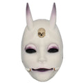 Japanische Prajna Resin Maske, Oni Teufelsmaske, Halloween Partys, Festivals Zubehör, Cosplay, Sammler Party Maske