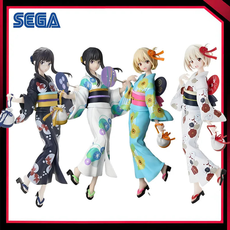 100% Original in Stock SEGA Lycoris Recoil Luminasta Nishikigi Chisato Inoue Takina Anime Figure Action Figure Model Decoration