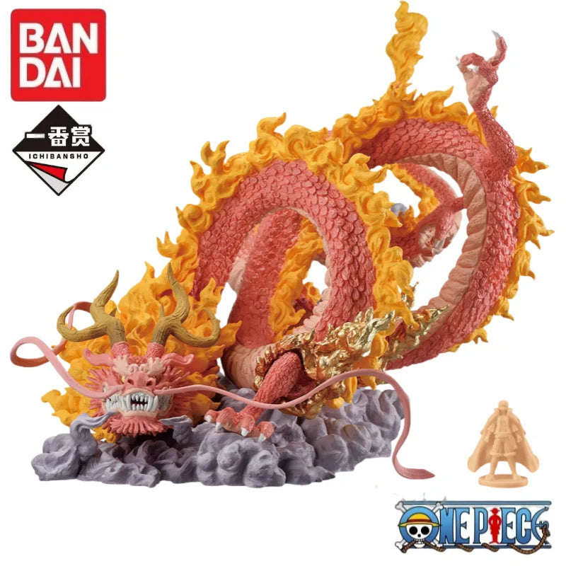 Auf Lager Original Bandai One Piece Ichiban Kuji Ex Blumen reichlich Drachen Kozuki Bestial Yamato Anime Figuren Spielzeug Kinder Geschenk
