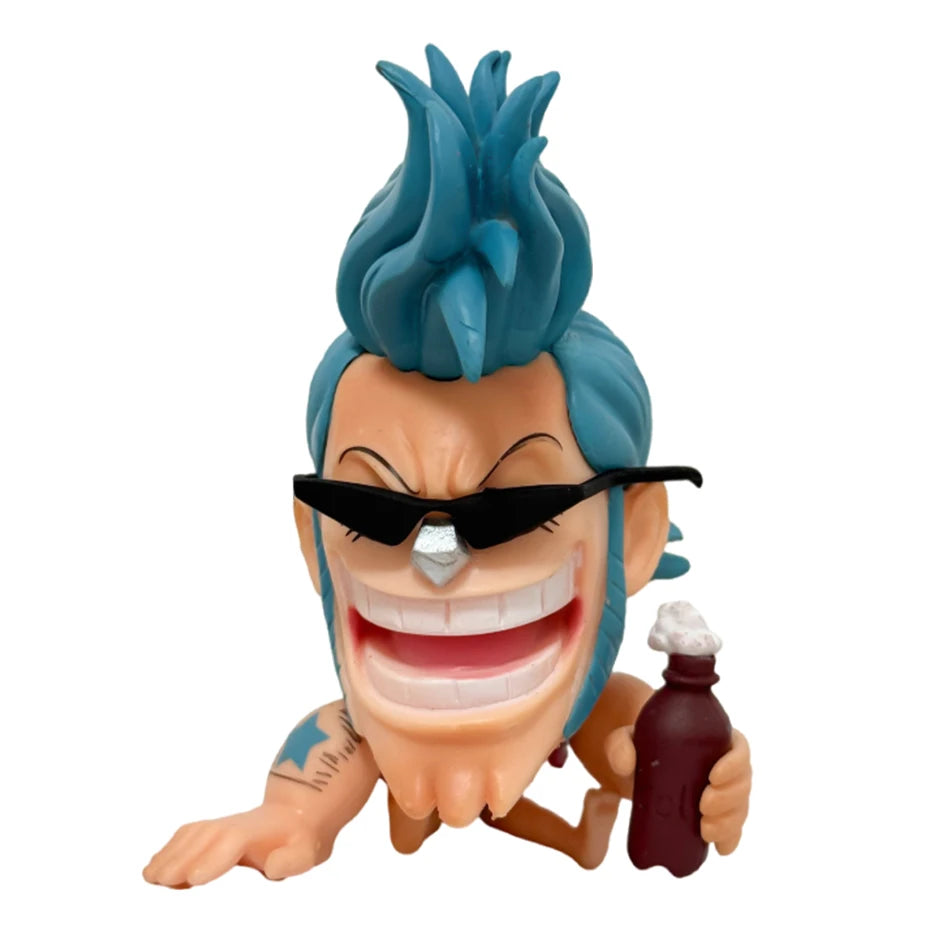 Anime One Piece Figure 17 Styles Zoro Luffy Sanji Ace Robin Nami Frank Usopp Brook Chopper PVC Decoration Figural Model Toy Gift