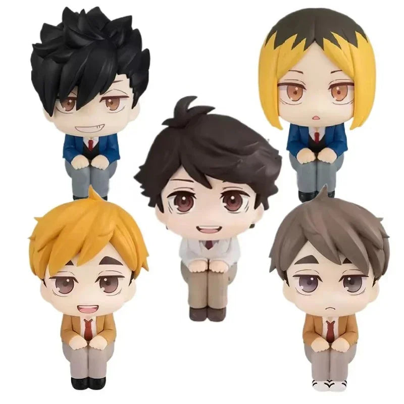 10cm Anime Series Kenma Lookup Figure Oikawa Tooru Action Figures Kuroo Haikyuu Figure Bokuto Movable Q-version PVC Model Toy