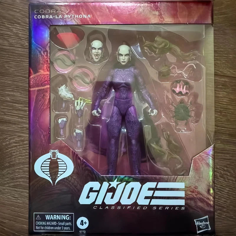 In Stock Hasbro G.I. Joe GI JOE Classified Series 6'‘ Cobra-la Pythona Action Figure Model Collect Hobbies Toys Holiday Gift