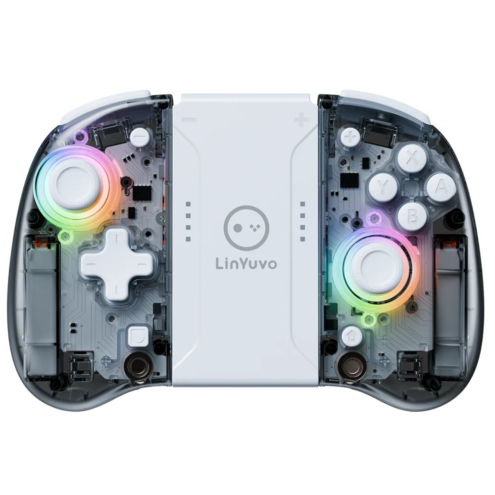 Meteor Light Joycons Wireless Controller for Switch/OLED with Programmable/Motion Control/Dual Vibration/Turbo