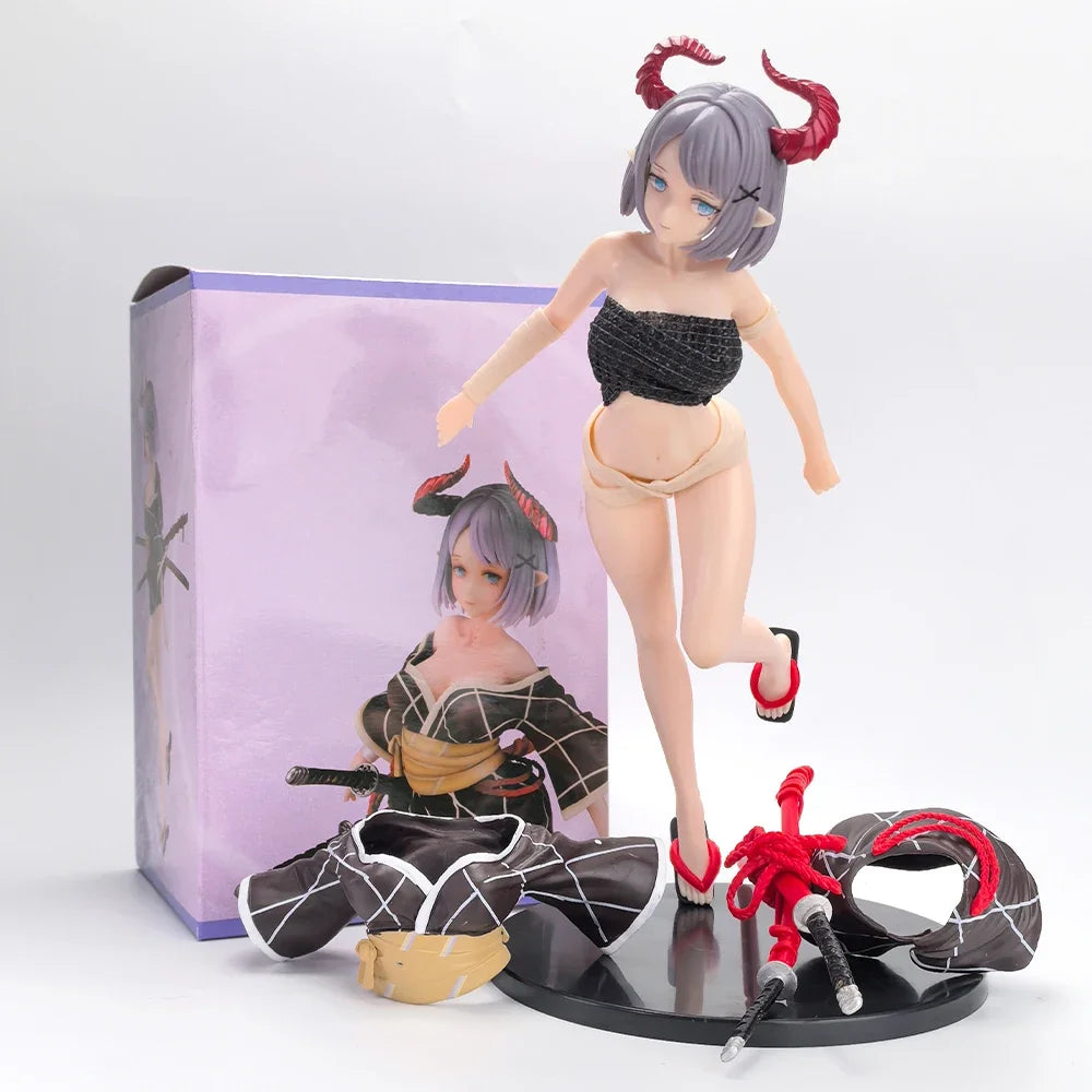 32 cm Illustration von Shal.E Sexy Girl PVC Actionfigur Daiki Kougyou Tsunokko Anime Figur Sammlermodell Spielzeug Kindergeschenk