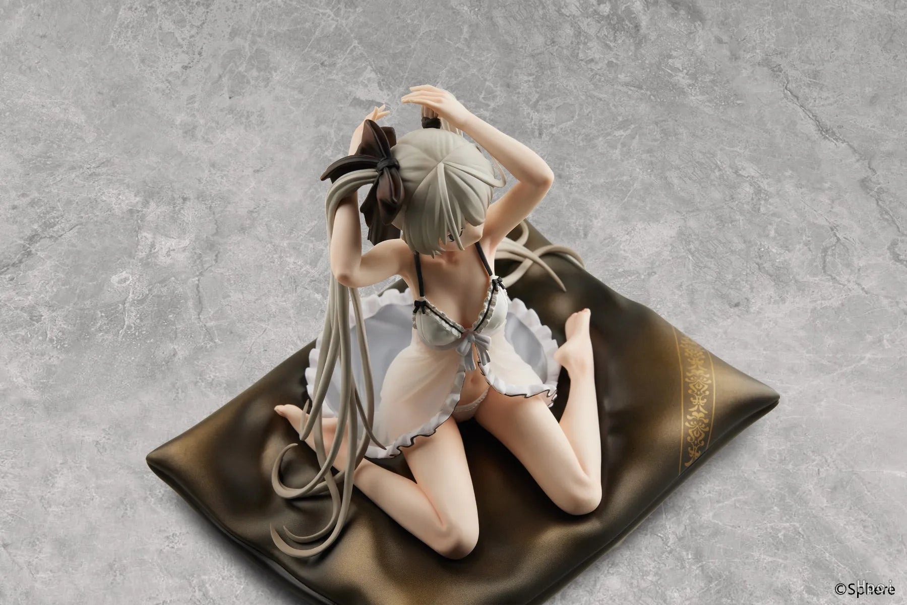 16CM Anime Yosuga no Sora Kasugano Sora Figure Pajamas Sitting Posture  Cute Model Toy Girl Gift Collection Ornaments PVC
