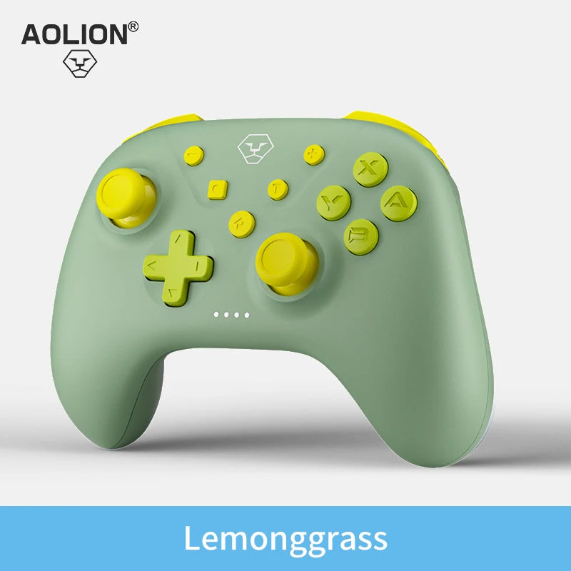 AOLION Bluetooth controller For Switch 2/1/PC/iOS/Android game pro Gamepad support Tubro Function
