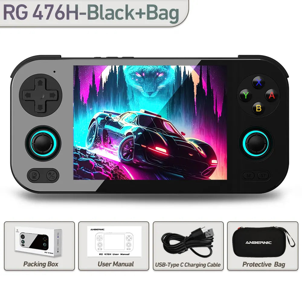 Anbernic RG 476H Retro Handheld Game Console RG476H Android 13 Unisoc T820 4.7 Inch LTPS Touch Screen1080 DP Output Streaming