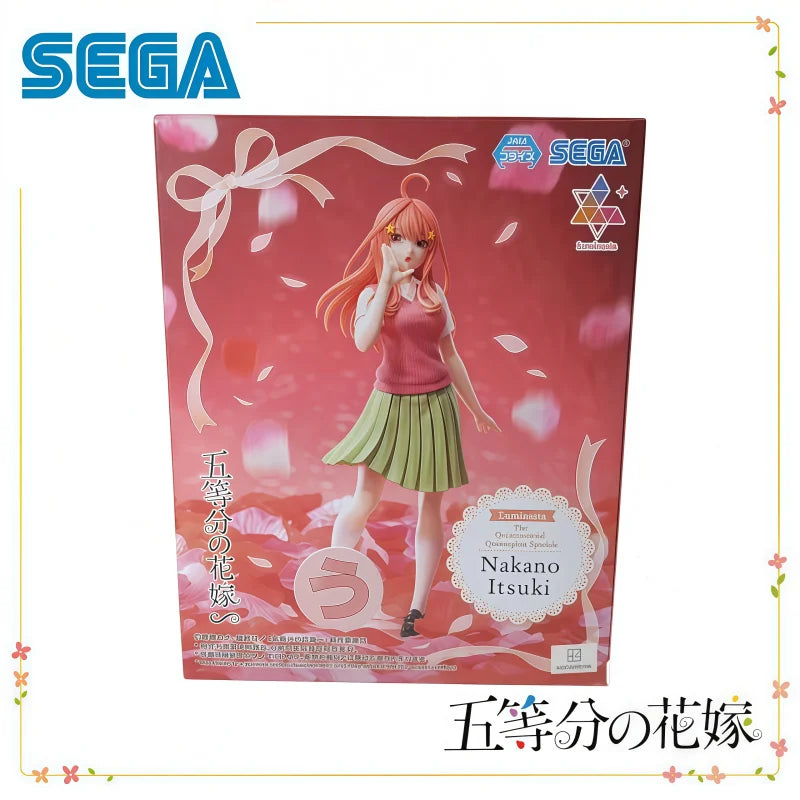 In Stock 100% Original SEGA The Quintessential Quintuplets Nakano Itsuki Action Figure Model Doll Brand New Boexd Garage Toys