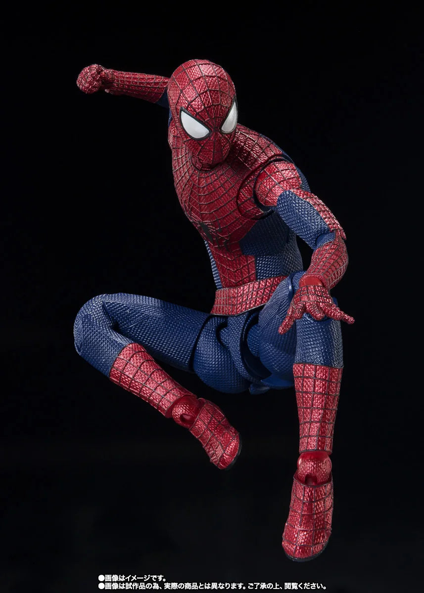 BANDAI Spider-Man Figure Toys S.h.figuarts The Amazing Spider Man Figurines Hot Toys For Boys Gift