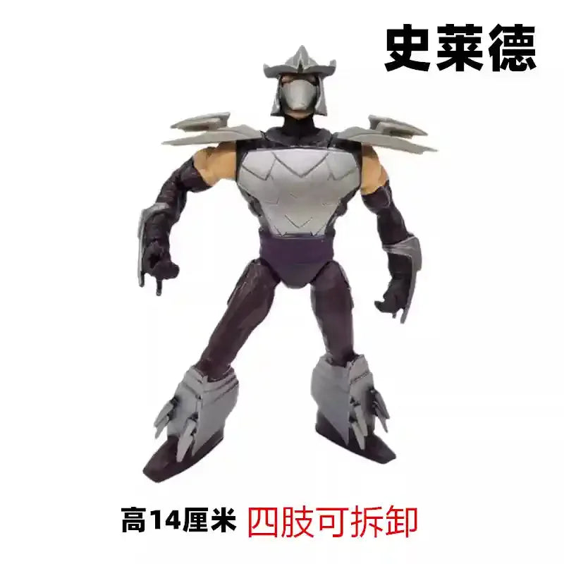 Playmates Turtles Action Figure Puppet Horse Motorcycle Rhinoceros Tiger Scene Models Anime Model Doll Desktop Decoration