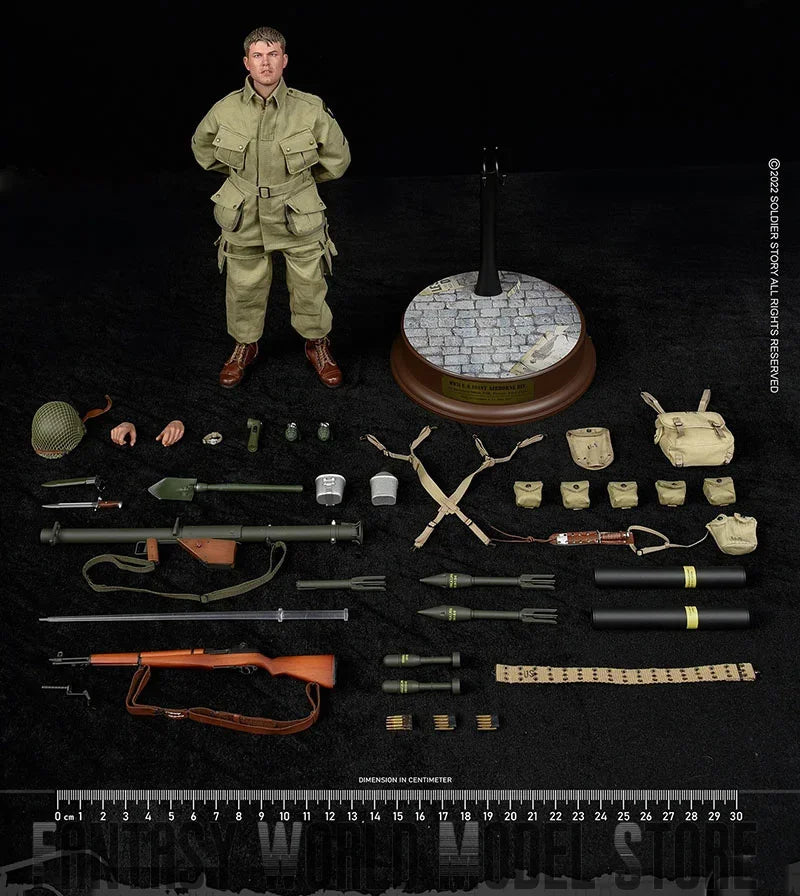 SoldierStory SS126 1/6 Scale Male Soldier US 101st Airborne Division Private Ryan Full Set Collectible 12" Action Figure Model