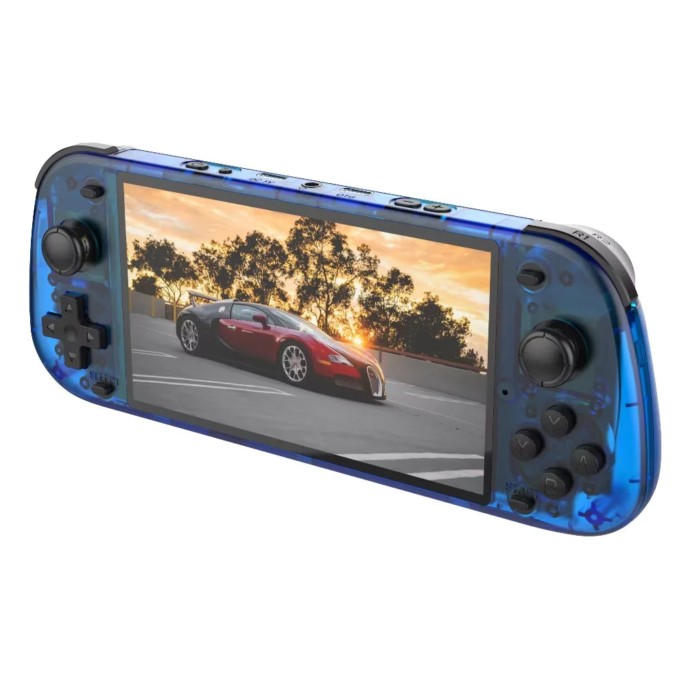 Neue R50S Retro-Handheld-Konsole 5,1-Zoll-IPS-Bildschirm 4200 mAh Tragbarer Videoplayer 128 GB 20000+ Spiele PSP PS1 Gameboy Geschenke