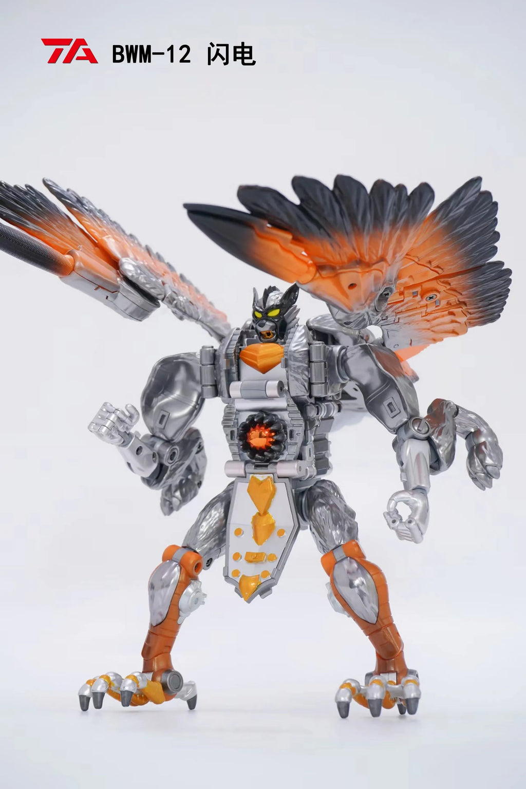 TA Transart BWM-12 18.5cm BWM12 Silverbolt Lightning Beast Wars BW Transformation Machines Action Figure
