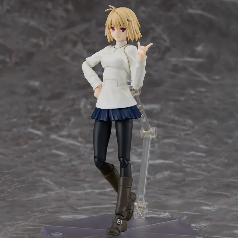 Low price In Stock MAX Factory Original Box FIGMA  612 Arcueid Brunestud Action Figure Model Gift for Kid Foam Box Packaging