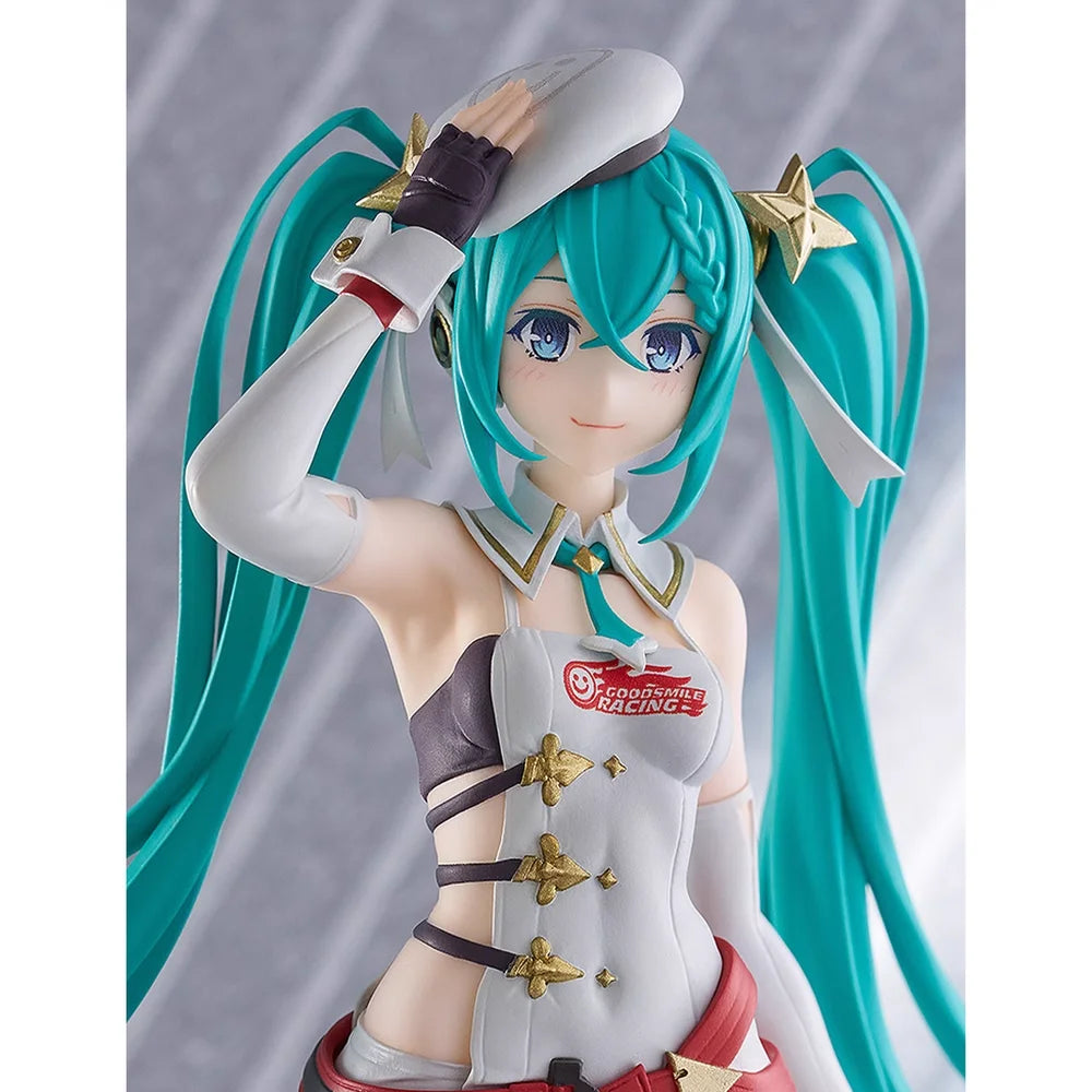In Stock POP UP PARADE RACING MIKU Racing Sound 2023 Figure Scenery Ornament Model Action Figure Collection Gift
