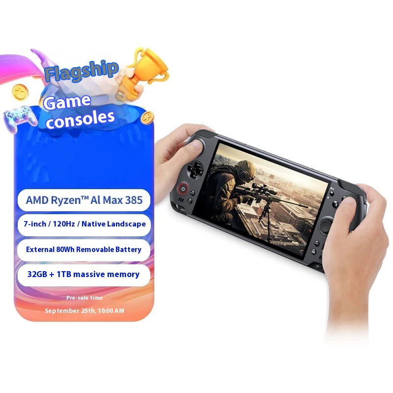 New GPD win5 Handheld Game Console 7" 32/64GB+1/2/4TB Windows11 120Hz 1080P LTPS Screen RGB Ergonomic Handheld Game Player PC