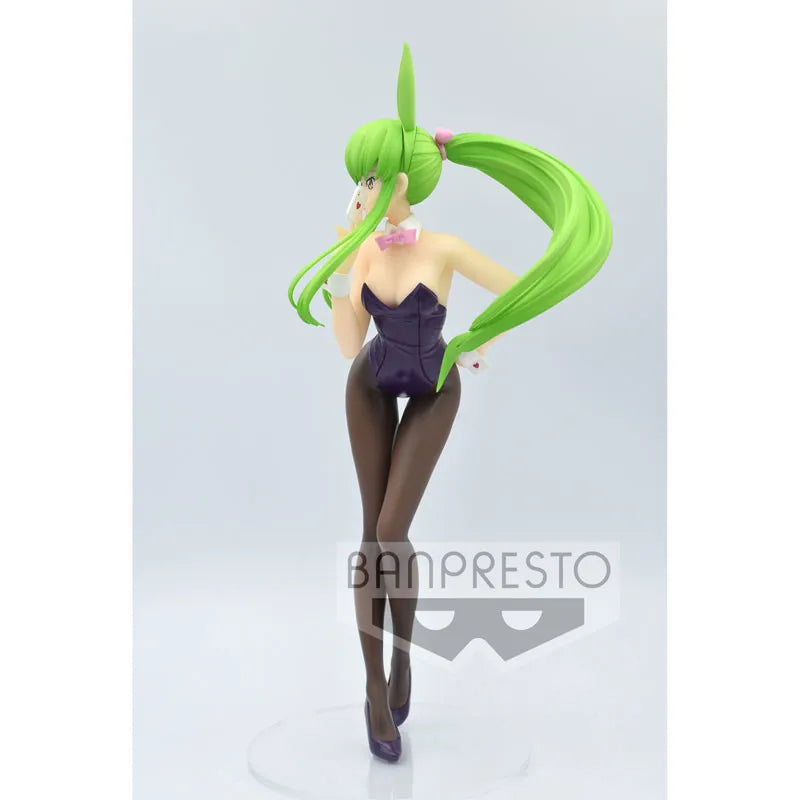 In Stock Bandai Original Genuine Banpresto Code Geass Hangyaku No Lelouch C.C. Espresto Fluffy Materials 22cm Model Toy Figures