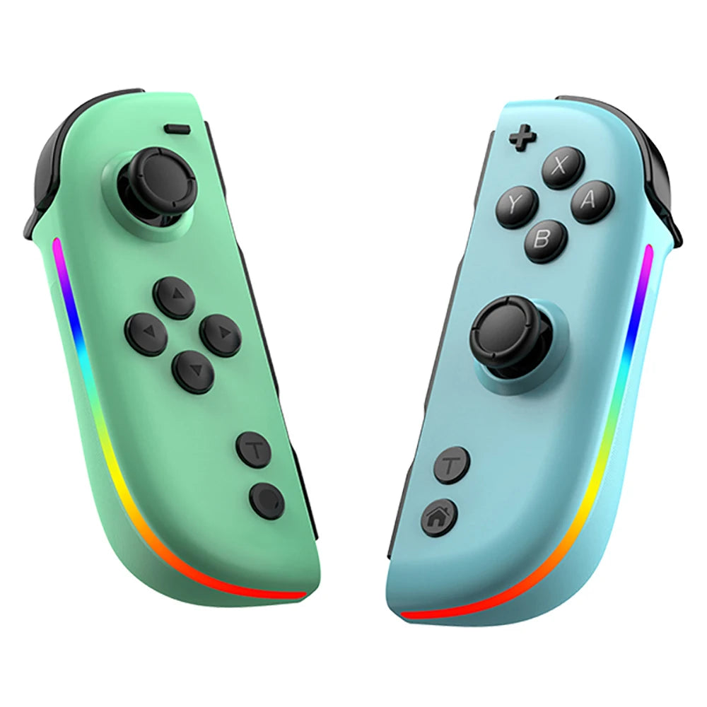JOY 05 Wireless Bluetooth Game Joystick For Nintendo Switch L/R RGB Lights Controller Wake Up Montion Sensing Gamepad Joycon