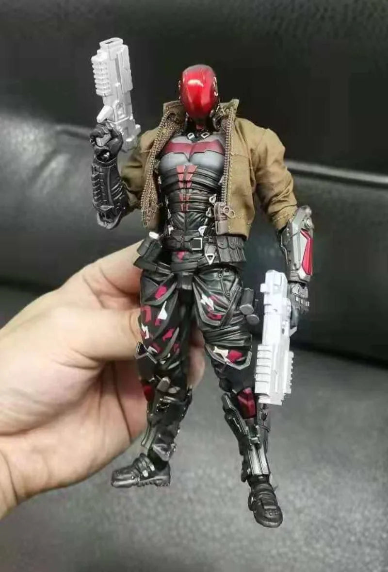 《In Stock》Kaiyodo Red Hood Cyberpunk Style Jacket 1/12 Diy Self-modification DC Only Clothes Accessories