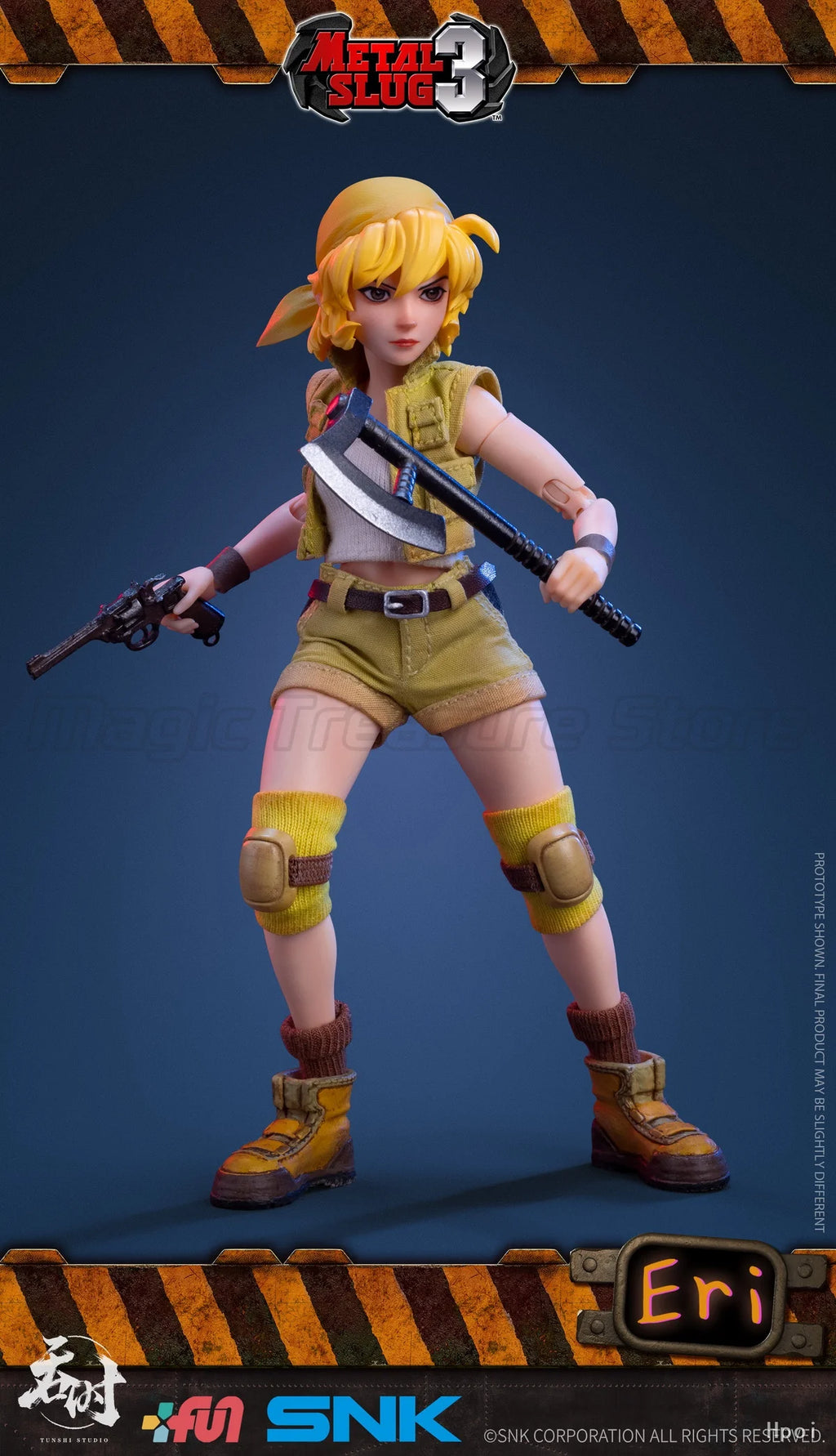 【MT】Original TUN SHI Metal Slug 3 Eri Kasamoto Fiolina Germi 1/12 Action Figure Toy Collection